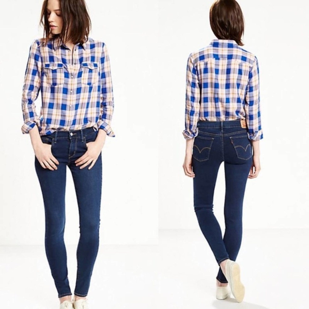 Levi's 710 Supper Skinny Everyday Jeans in Blue 27